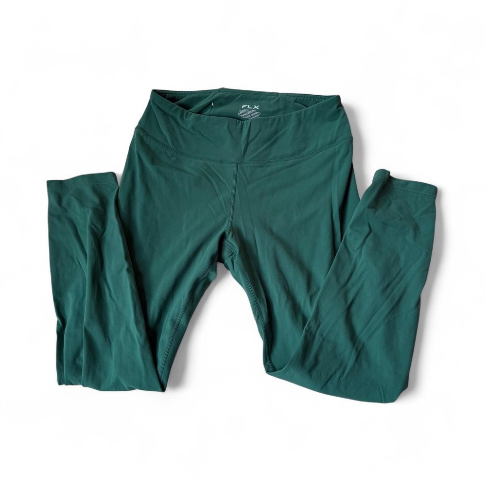 FLX dark green cropped leggings